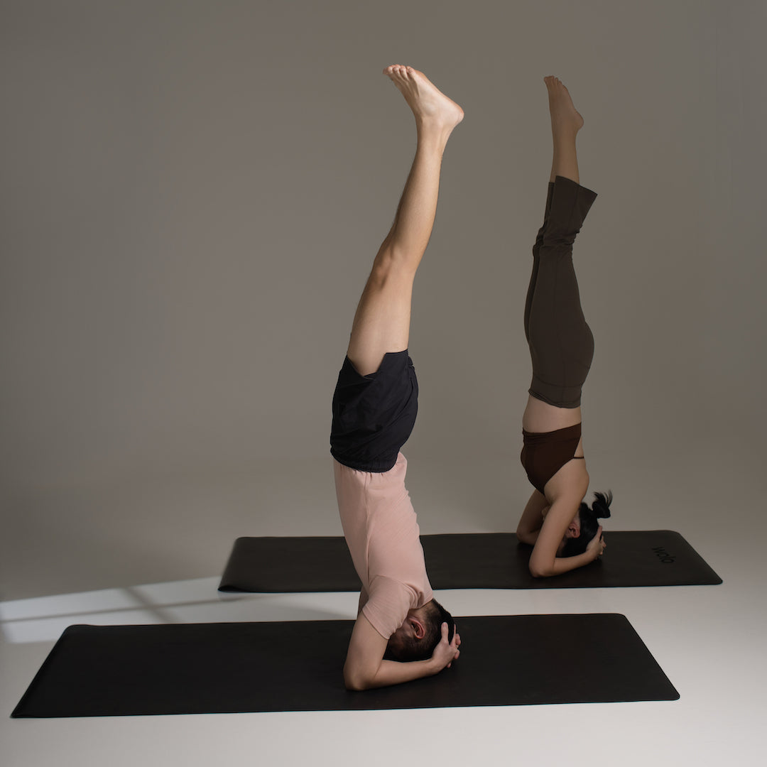 Black yoga mat 6#color_obsidian black