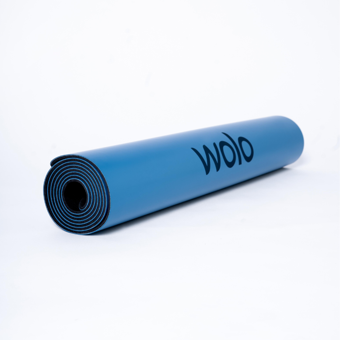 Blue yoga mat 1#color_alaskan blue