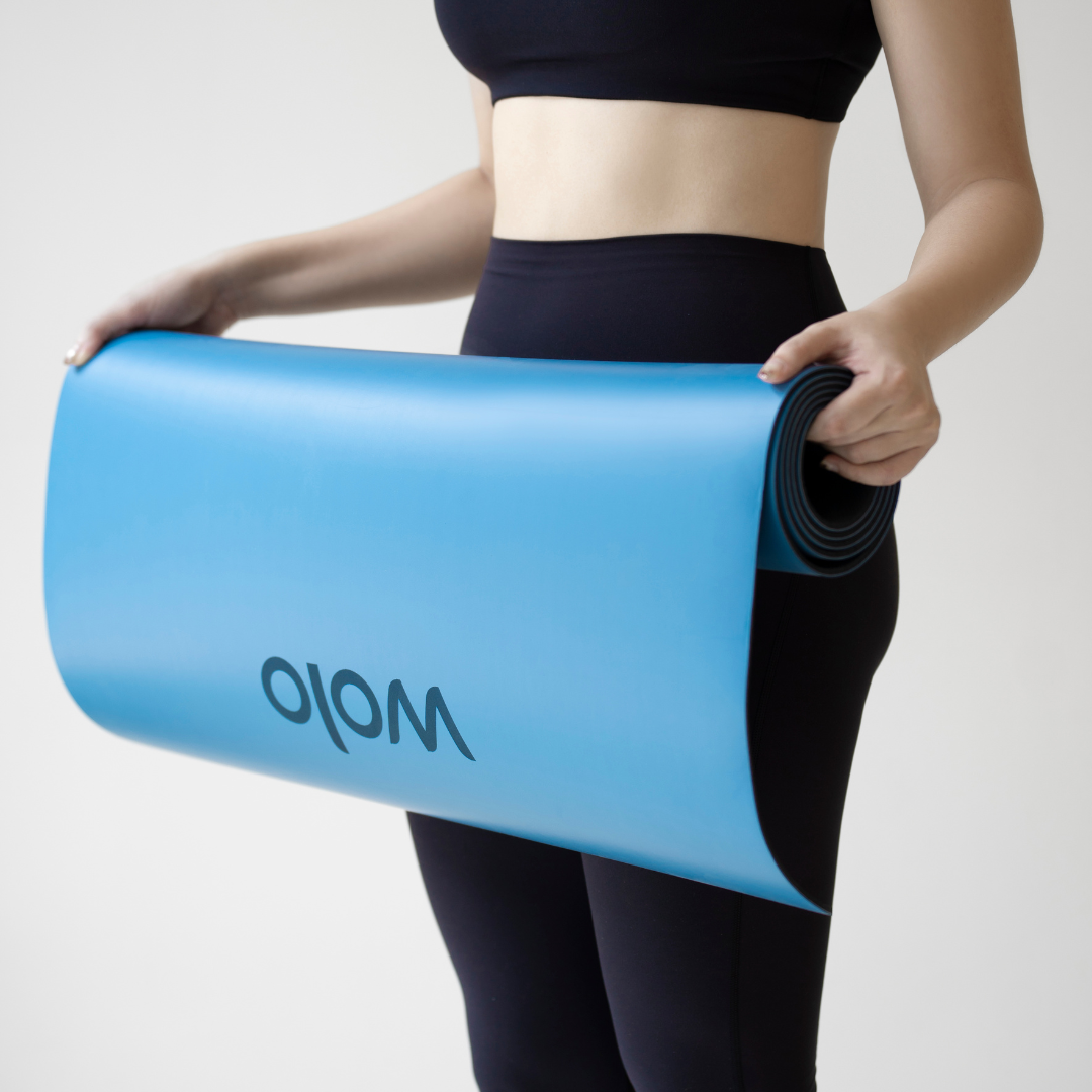 Blue yoga mat 5#color_alaskan blue