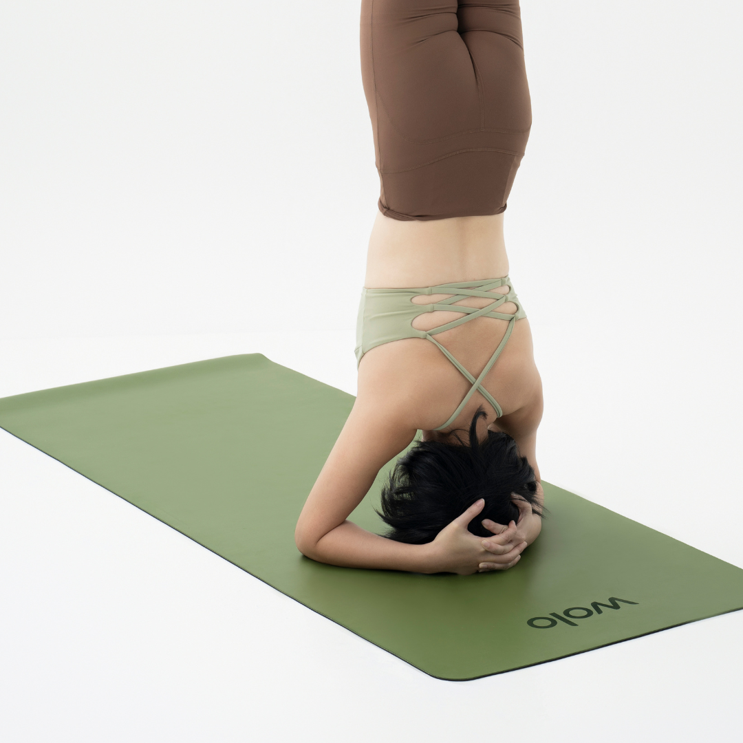Green yoga mat 4#color_sage green