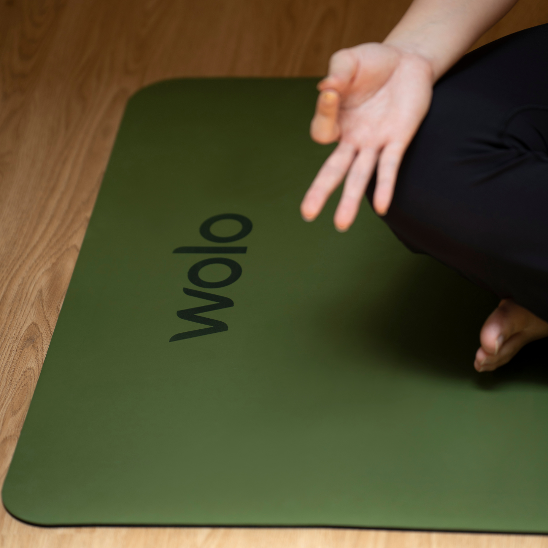 Green yoga mat 5#color_sage green