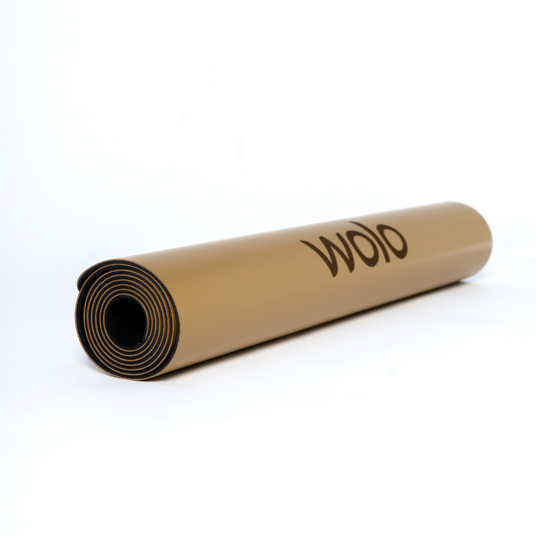 Khaki yoga mat 1#color_pebble khaki