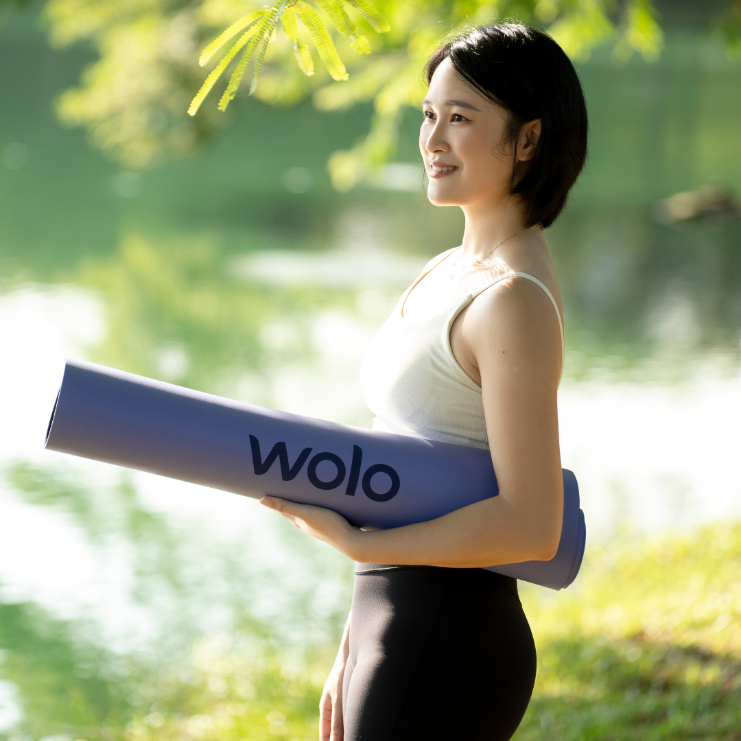 Purple yoga mat 6#color_lilac purple