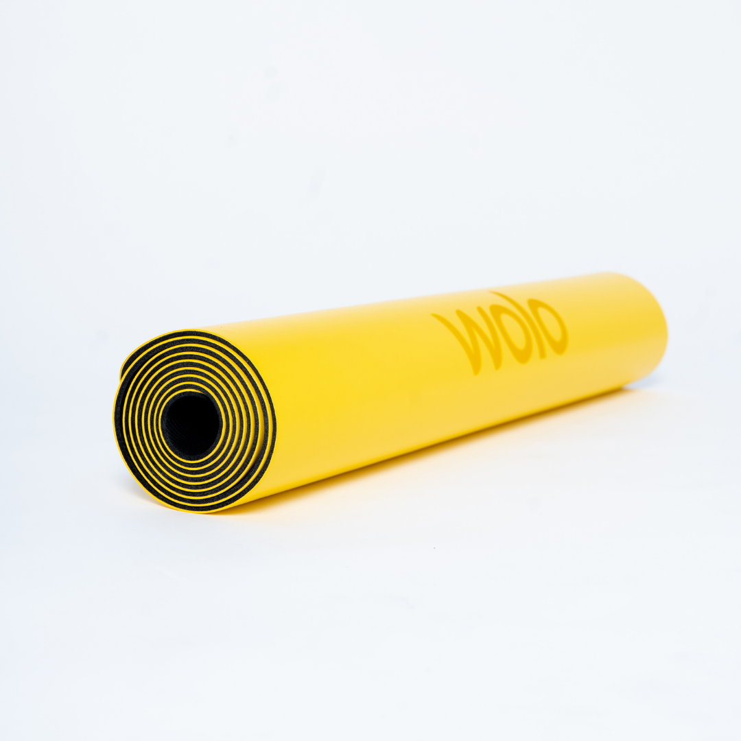 saffron yellow yoga mat