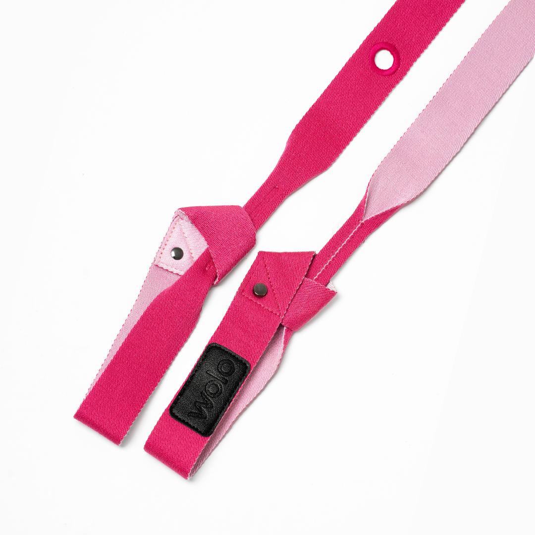 pink yoga mat strap