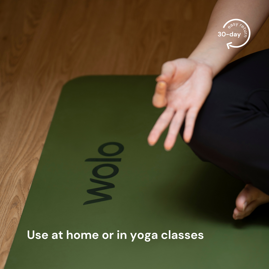 meditate on the sage green yoga mat