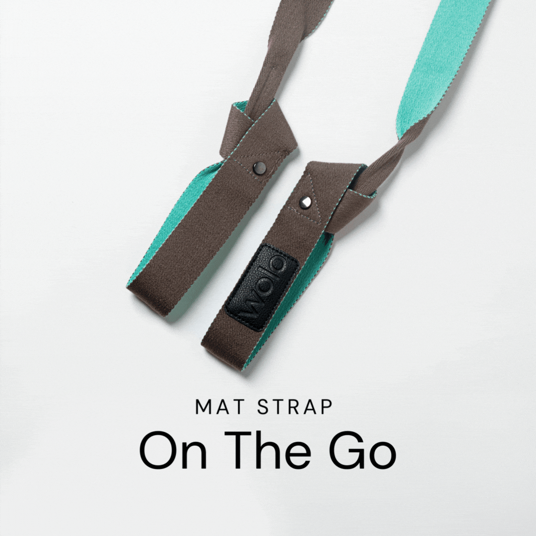 On the go mat strap