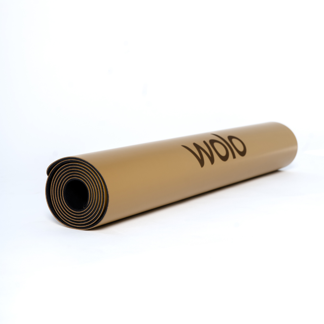 Khaki yoga mat 1