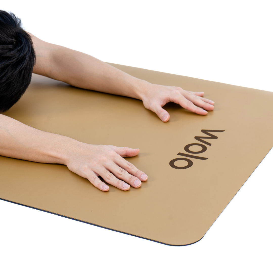 Khaki yoga mat 3