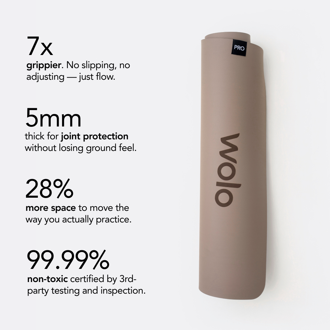 5mm yoga mat in beige 2#color_earth beige