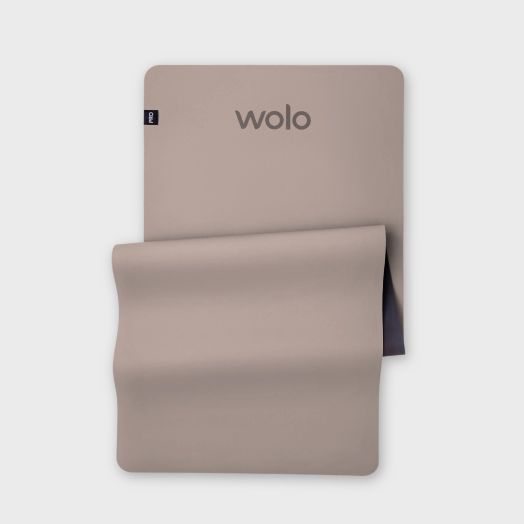 5mm yoga mat in beige 1#color_earth beige
